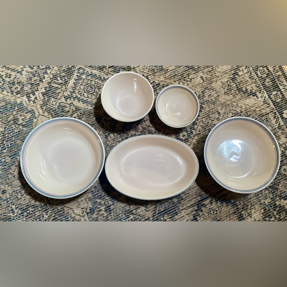 🔥Pfaltzgraff Aura Set of 5🔥 Vintage - Picture 1 of 9